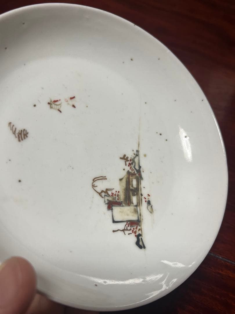 古九谷　色絵　金銀彩　窯傷完品　初期伊万里　柿右衛門　古伊万里　福徳コレクション