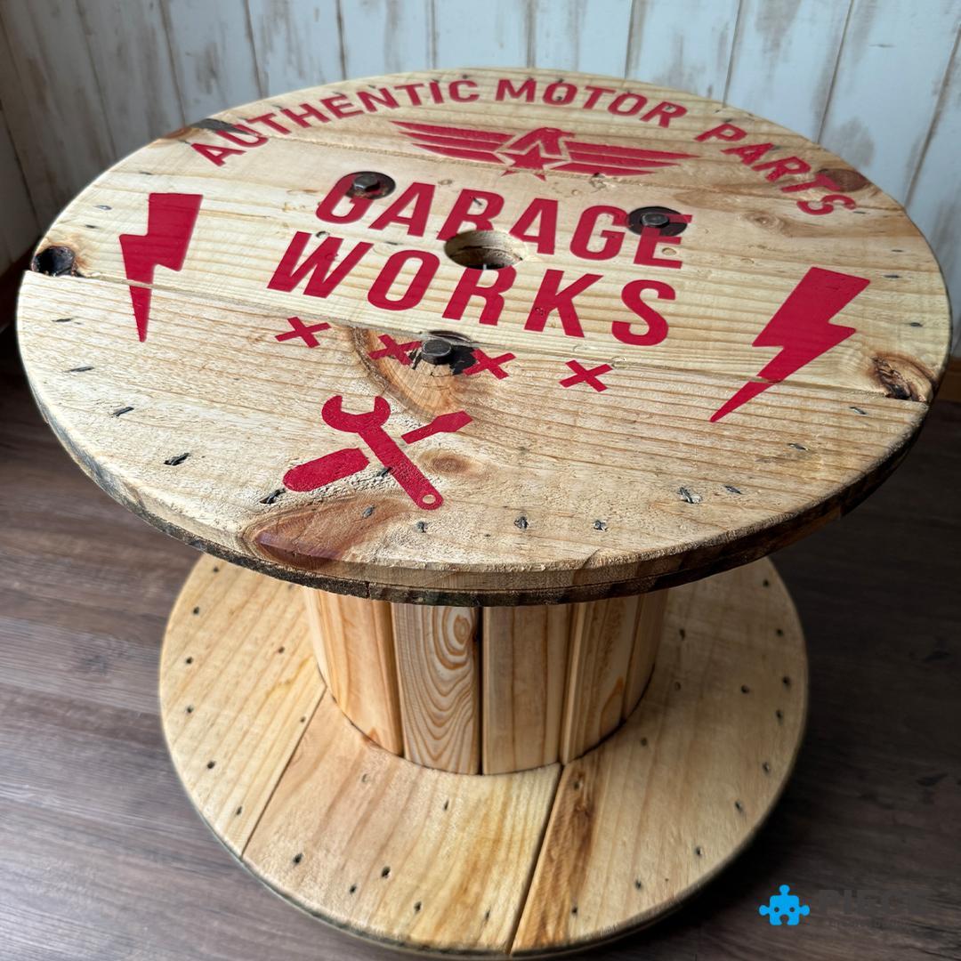ケーブルドラム 電線ドラム テーブル アメリカン インテリア ガレージ GW②