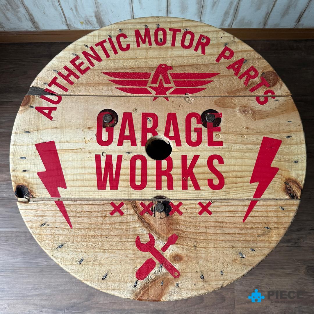 ケーブルドラム 電線ドラム テーブル アメリカン インテリア ガレージ GW②