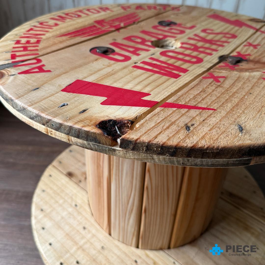 ケーブルドラム 電線ドラム テーブル アメリカン インテリア ガレージ GW②