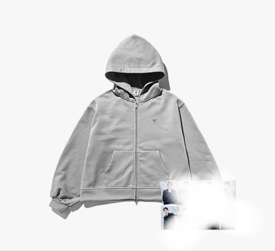 ジップアップフーディ パーカー L NEW_ SEVENTEEN セブチ