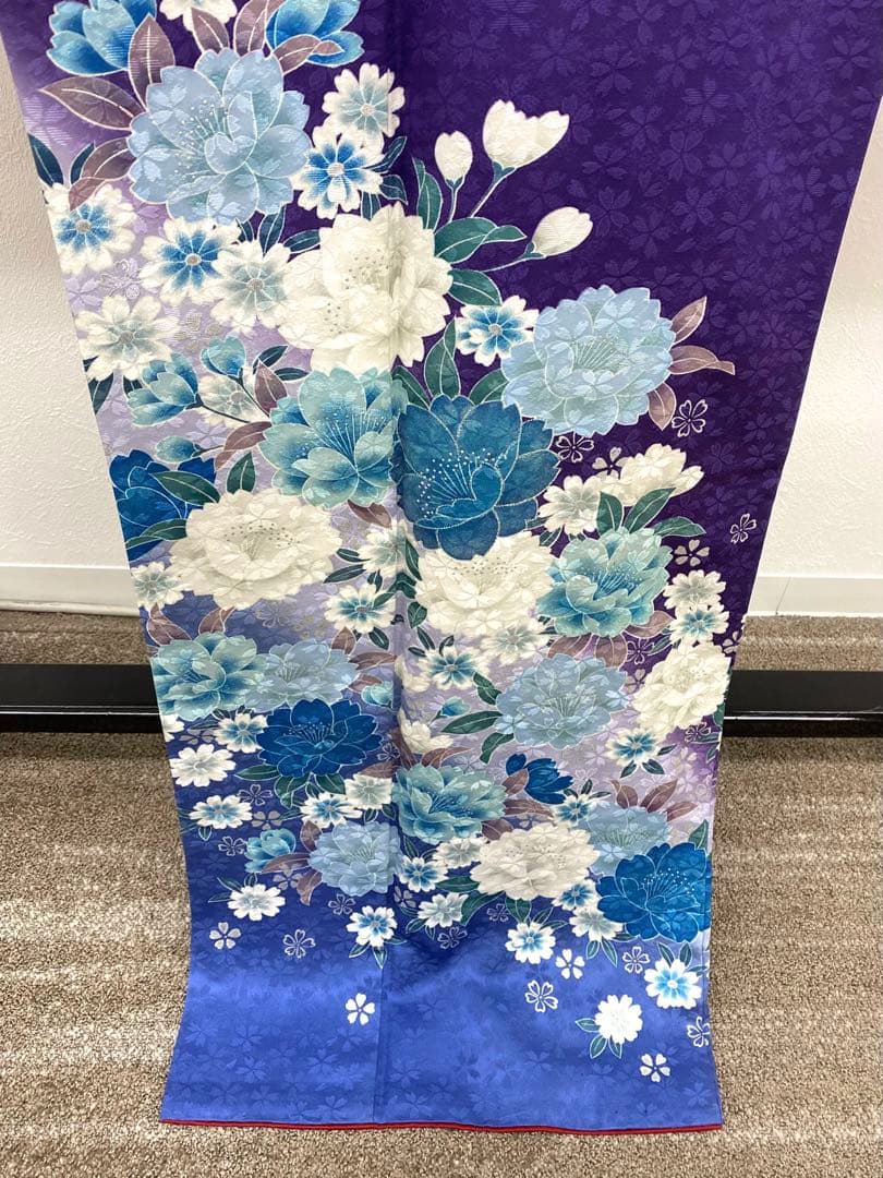 振袖 豪華 銀彩 紋意匠 身丈169cm 撥水加工済