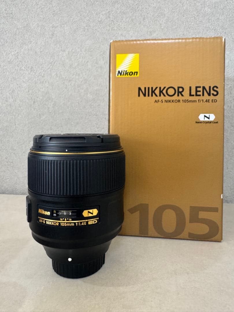 【美品・検済】Nikon AF-S NIKKOR 105mm f/1.4E ED