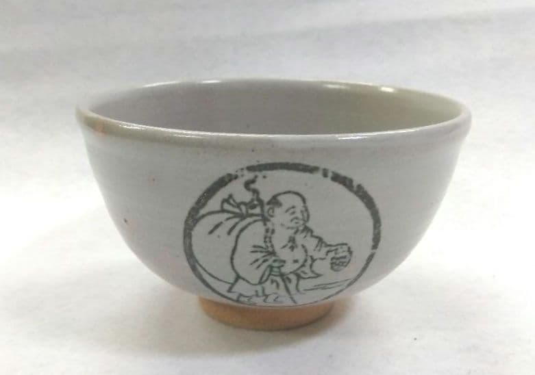 茶道具 茶碗 数茶碗 十牛図 刷毛目 信楽焼 西尾香舟 禅画