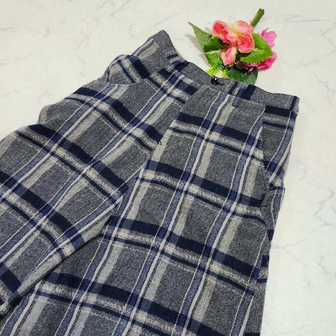 ワイズ　サルエルパンツ　アシンメトリー　チェック　変形　ワイド　ヨウジヤマモト