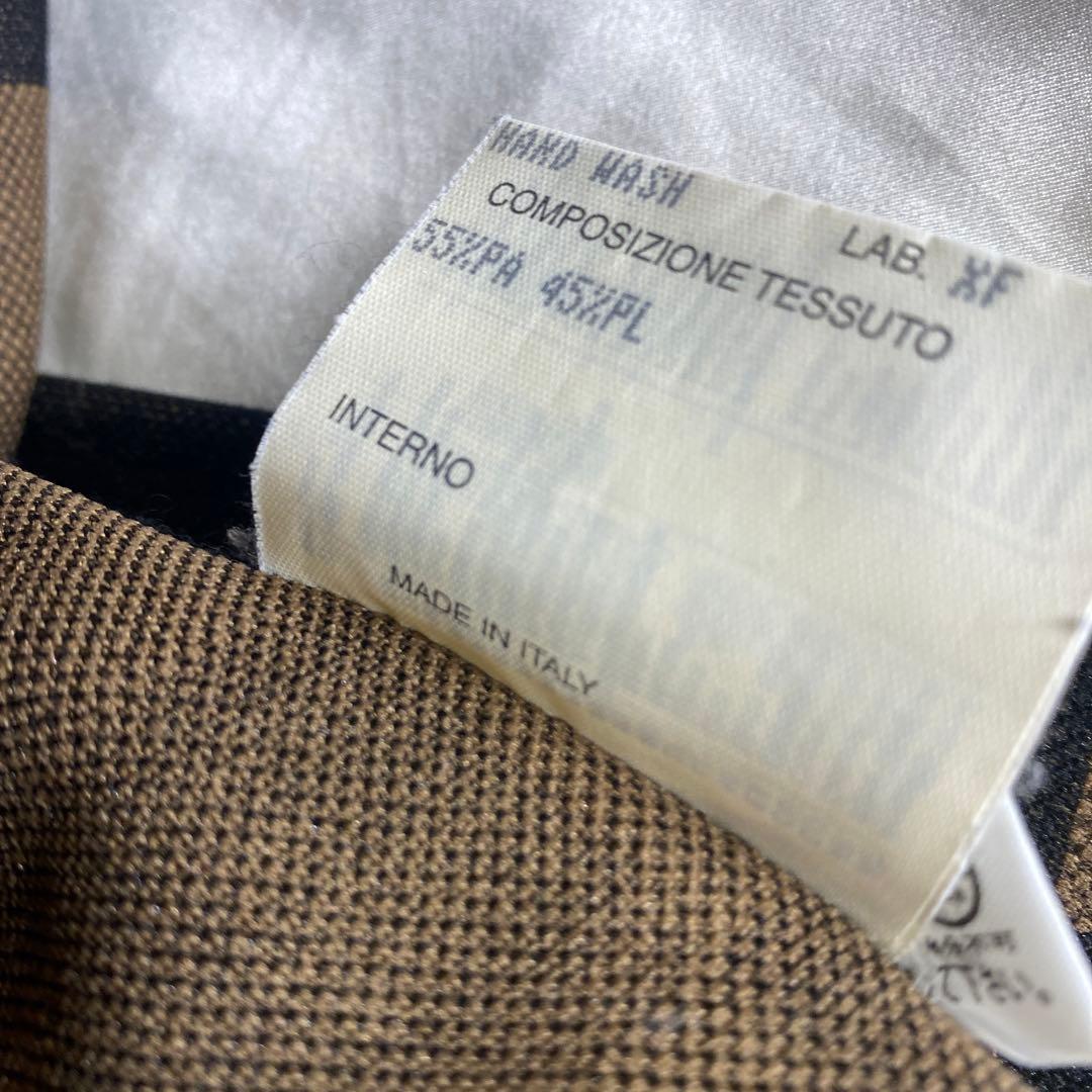 FENDI チェック柄 長袖 レディースシャツ　中古