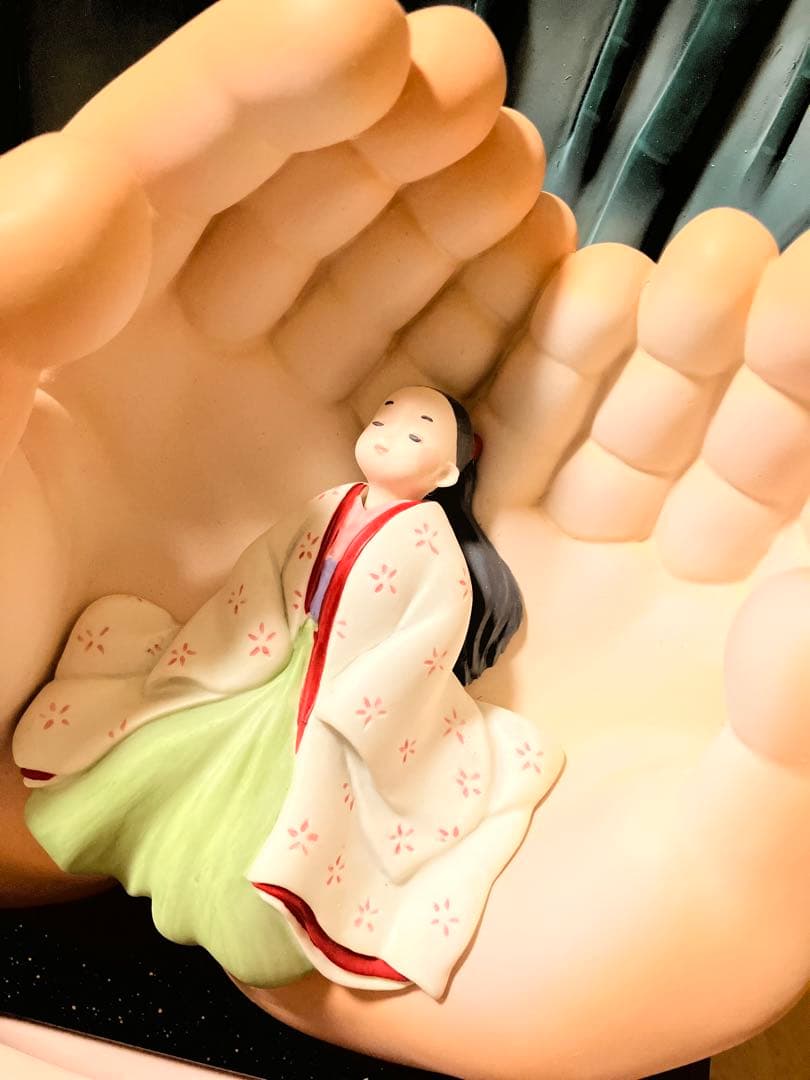 <非売品>スタジオジブリ　かぐや姫の物語　フィギュアオブジェ　高畑勲　宮崎駿