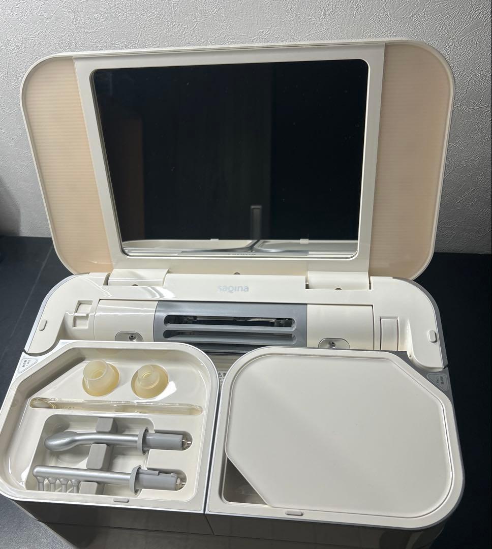 サキナ スチーム美顔器 ホワイト コンパクト