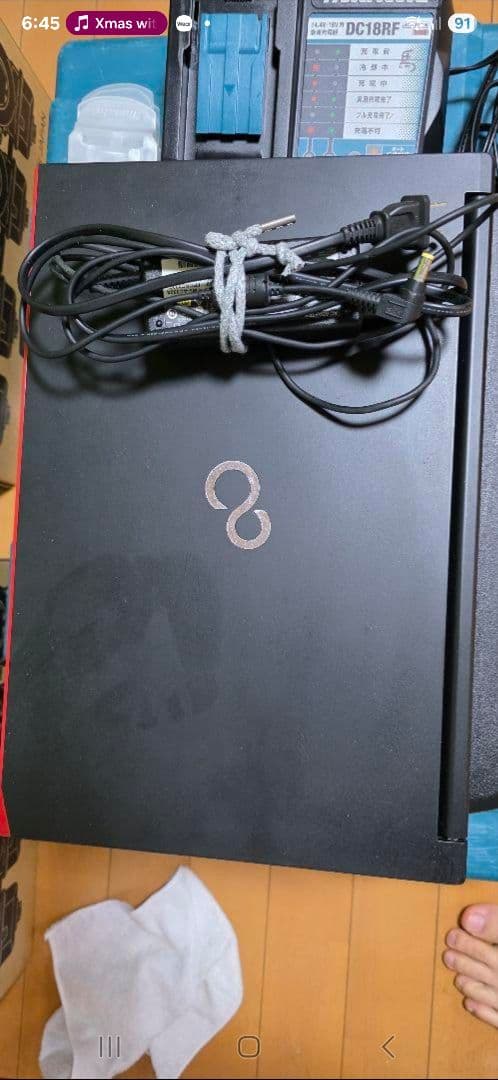 Fujitsu Lifebook ノートPC 黒