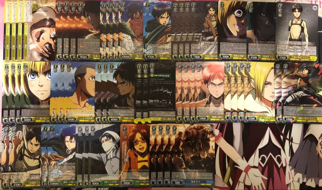 ヴァイスシュヴァルツ 進撃の巨人 デッキ パーツ まとめ売り