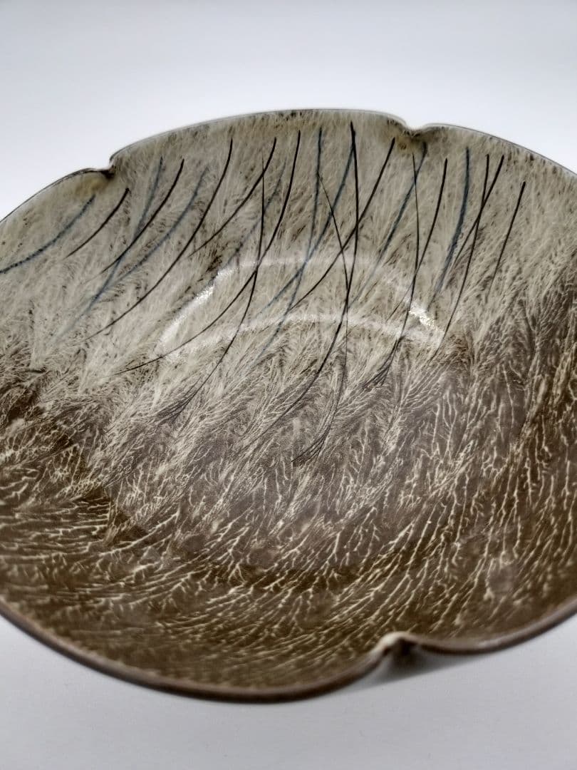 b79 菓子器 現川焼 豊瑞軒 十三代 横石臥牛 木箱 茶道具 古物