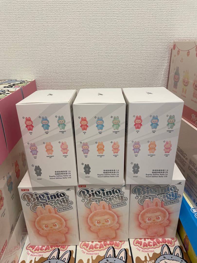 【正規品・未開封】Labubu Big into Energy 6箱