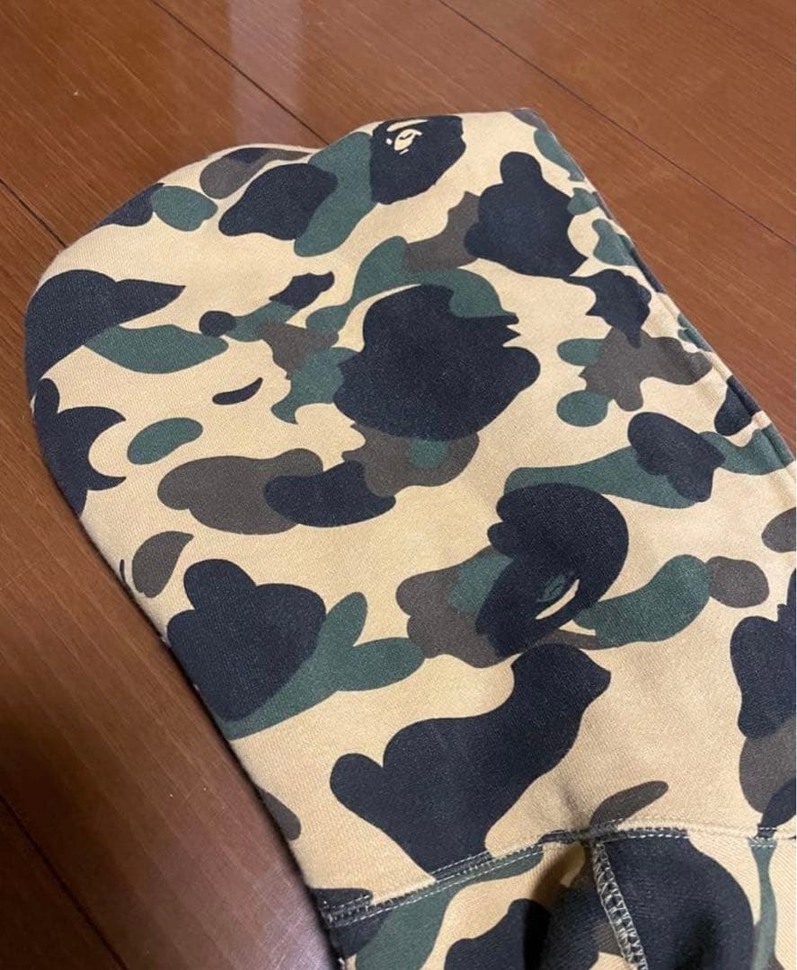 a bathing ape 1st camo zip パーカー