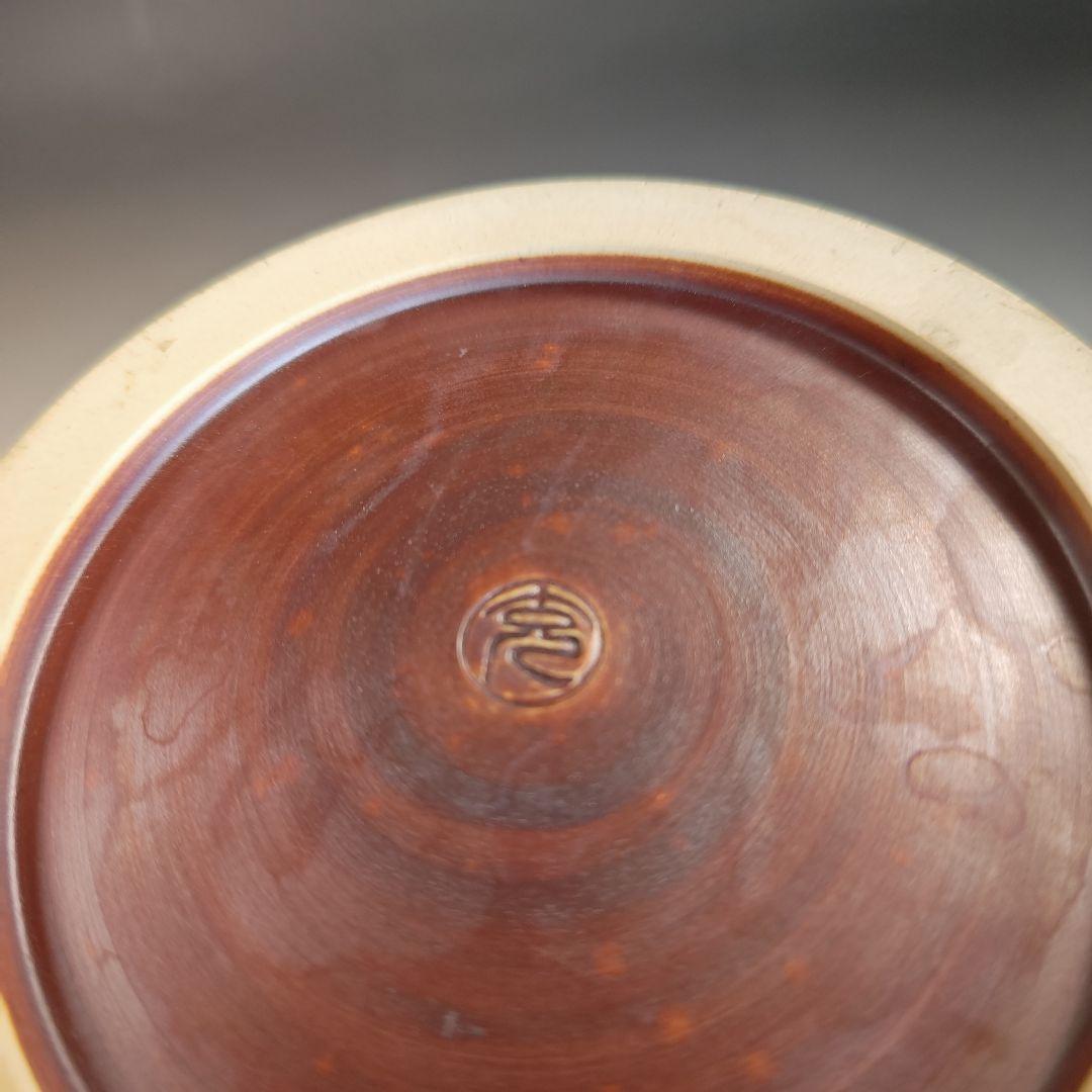 イ837 水指『手塚充』『安南写翡翠に楓の絵　水指　共箱』茶道具