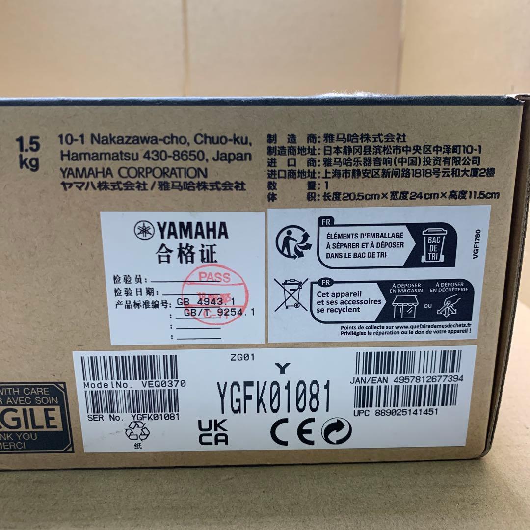 2025年製　YAMAHA ZG01