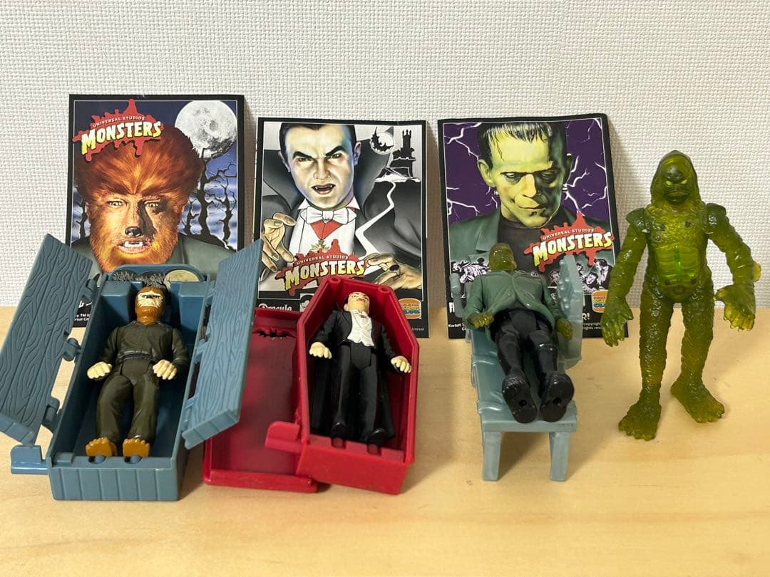 1997年ユニバーサル・モンスターズ バーガーキング4点コンプリートセット