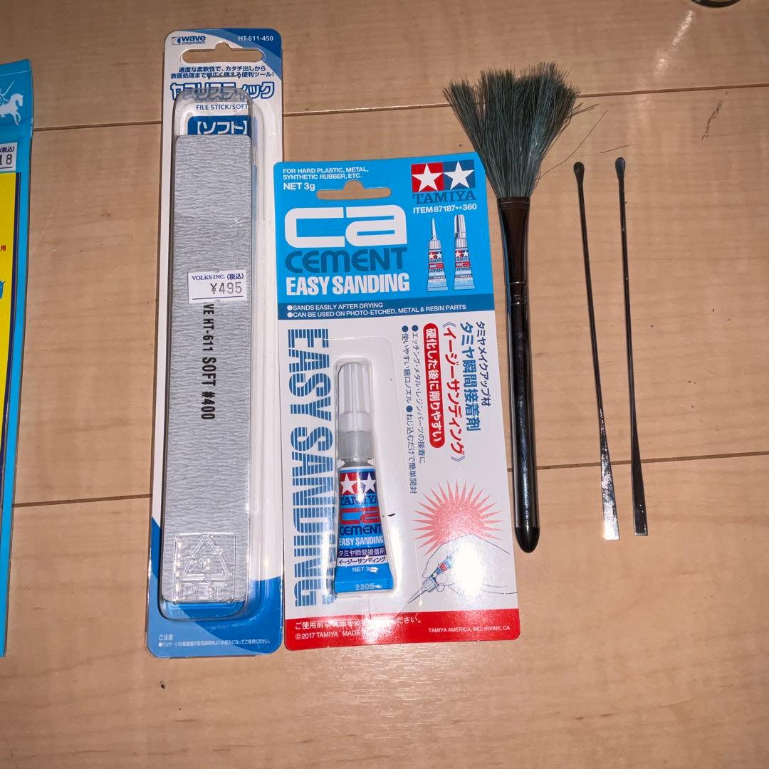 Mr.リニアコンプレッサーL5 エアーブラシ2本ウェーブ ルーペスタンドLED他