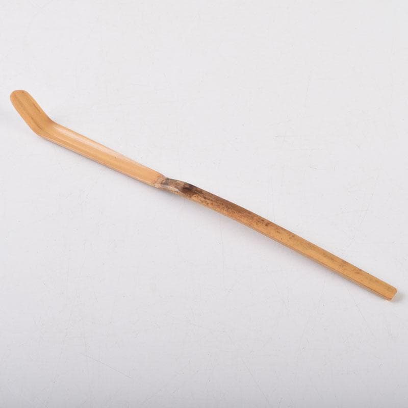 フミフミ竹高斉作茶杓　銘蓬莱　前大徳　須賀玄道書付　共筒共箱　V　9083