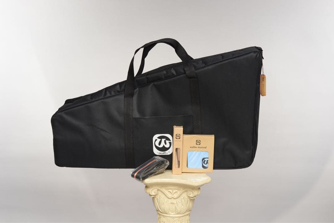 新製品、本格ハープ19弦(半音レバー付)、WH19-1-MH、全国送料無料！