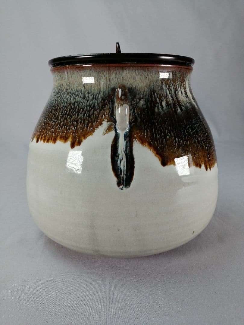 【茶事具】佐平造　朝鮮唐津水指　水指416