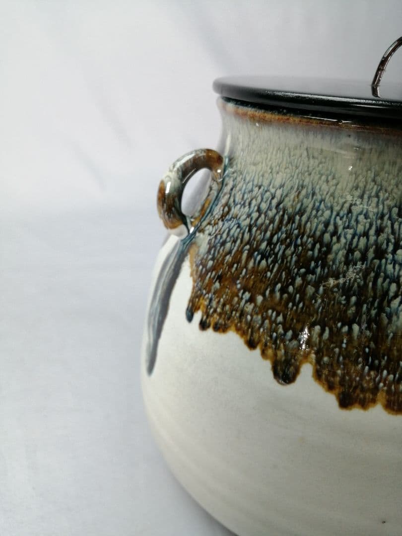 【茶事具】佐平造　朝鮮唐津水指　水指416