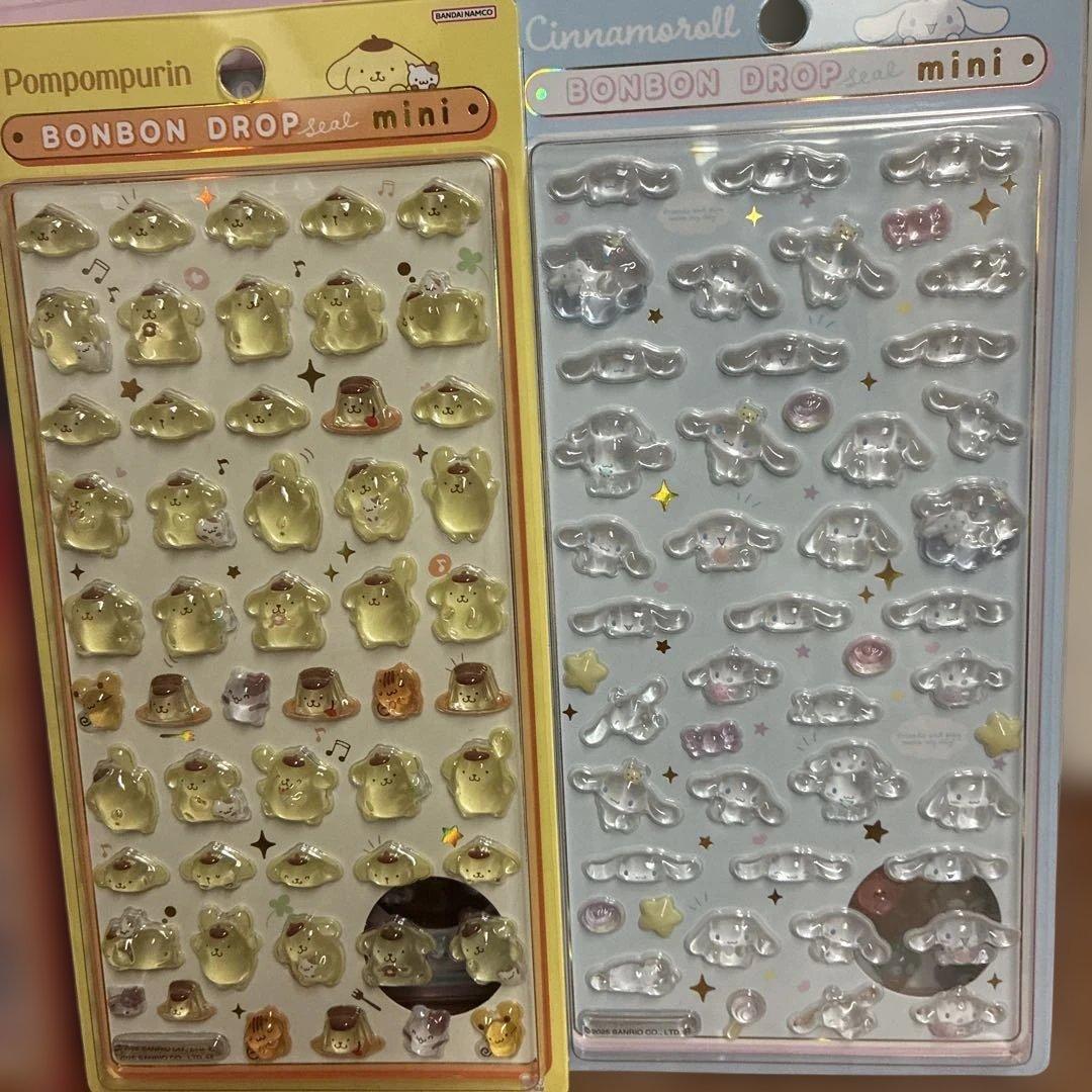 サンリオ ボンボンドロップシール ミニ 8種