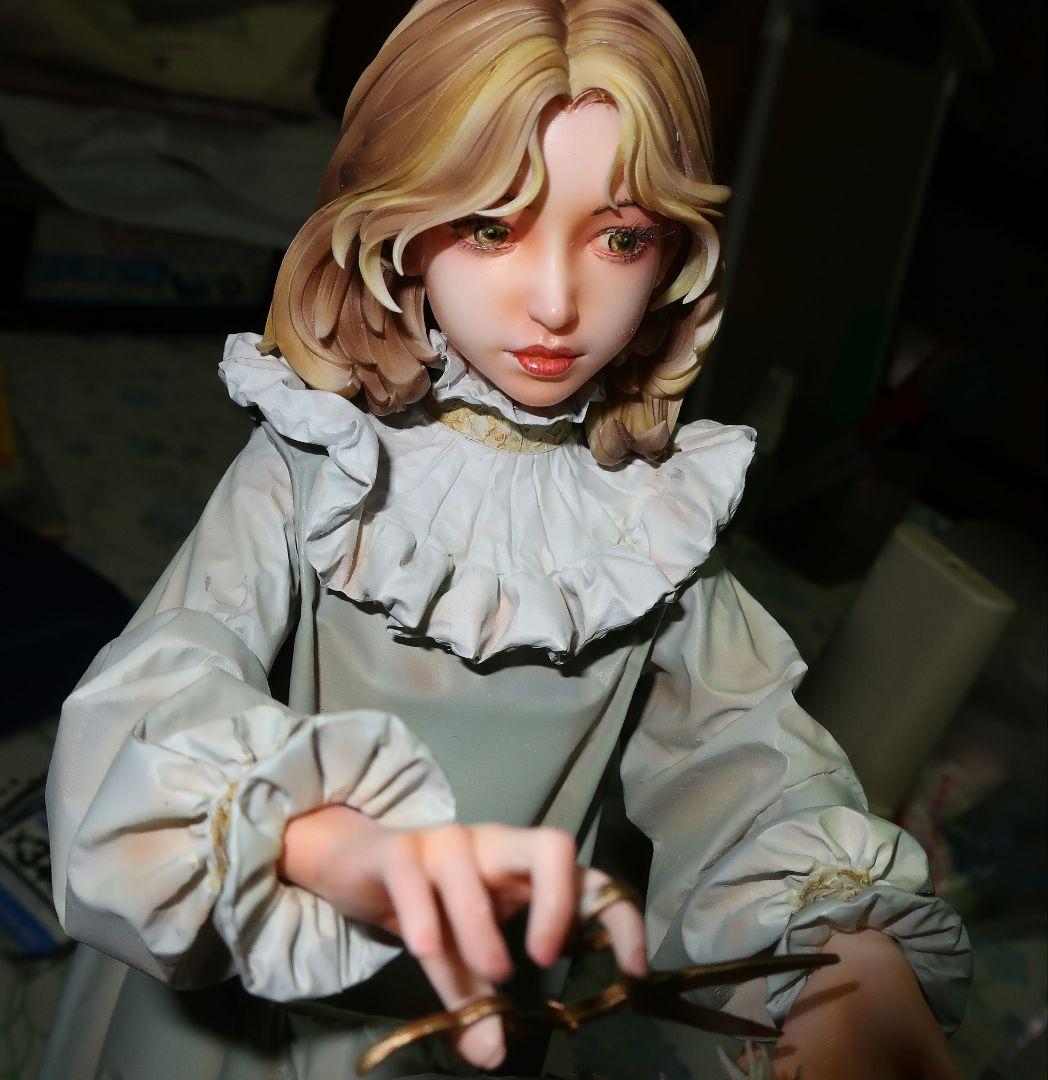 CAT HAIR CUT 1/7scale ガレージキット　完成品　フィギュア