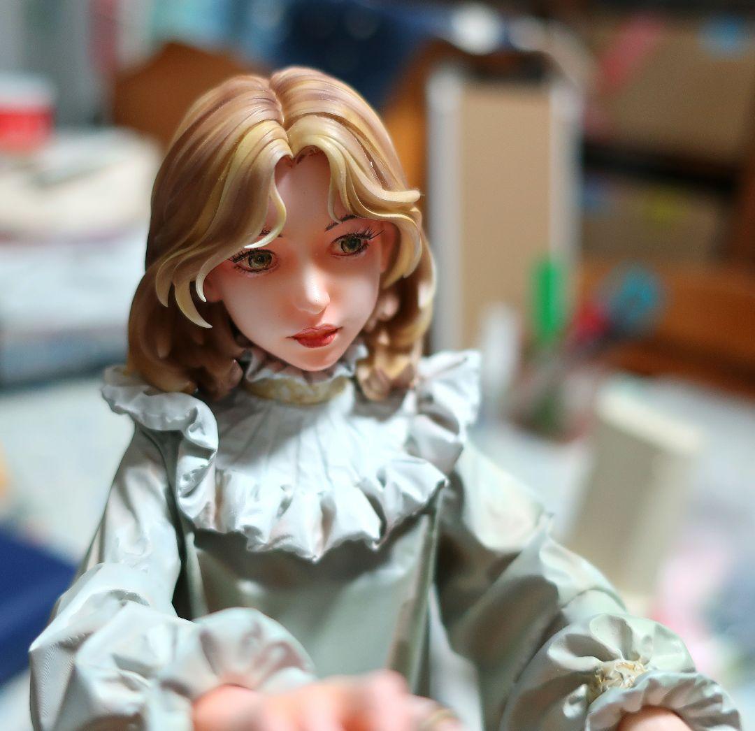 CAT HAIR CUT 1/7scale ガレージキット　完成品　フィギュア