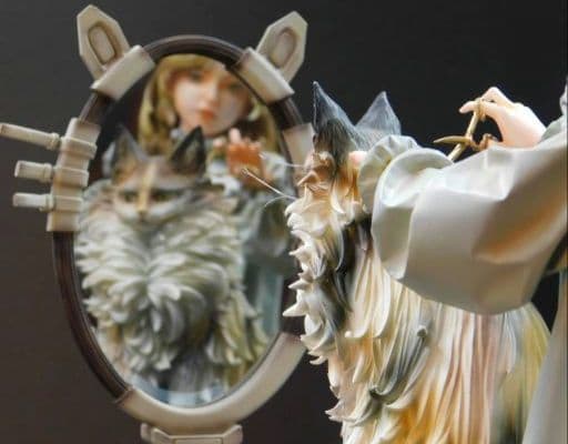 CAT HAIR CUT 1/7scale ガレージキット　完成品　フィギュア