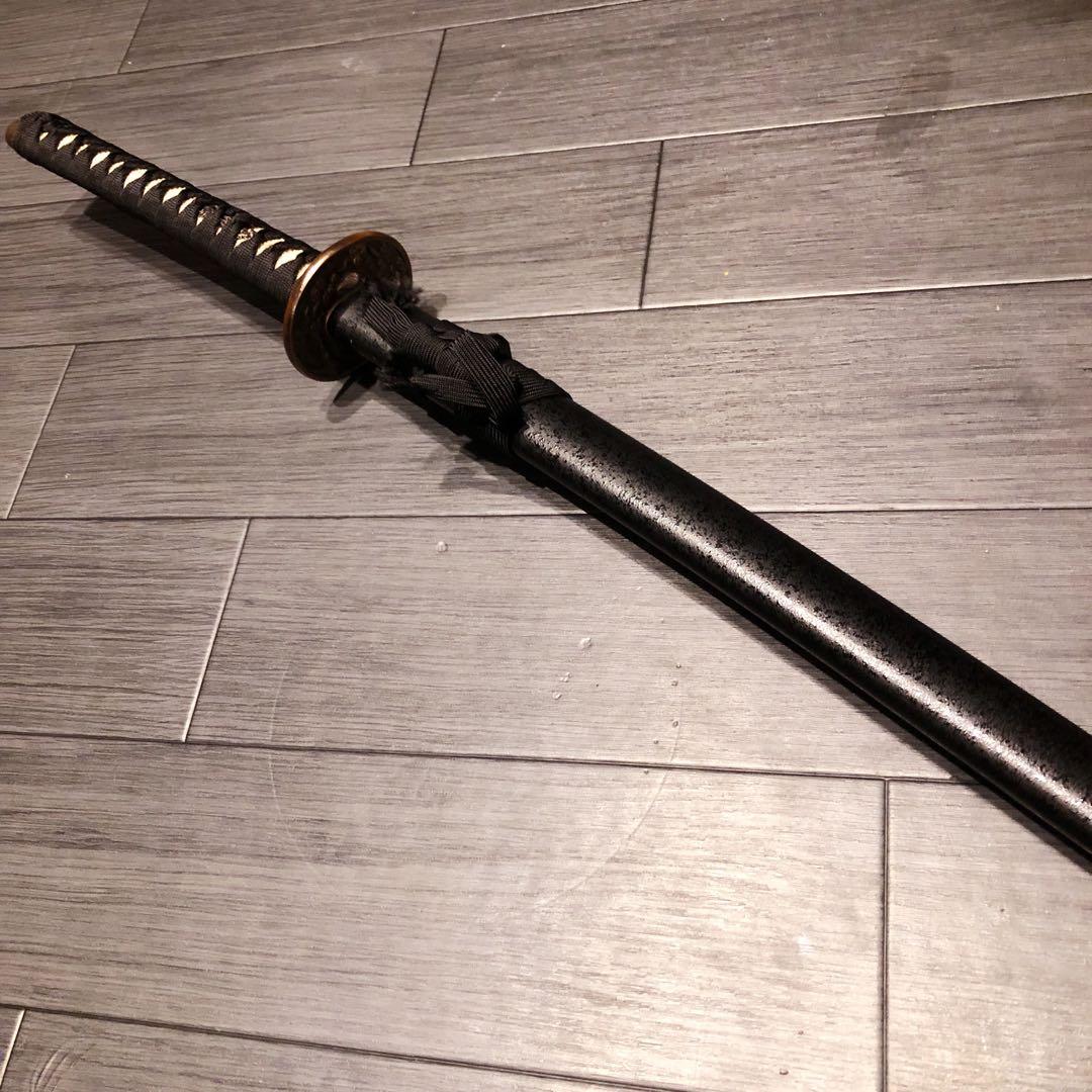 高級模造刀　土佐刀剣　太刀　本研波刃　合金　居合刀
