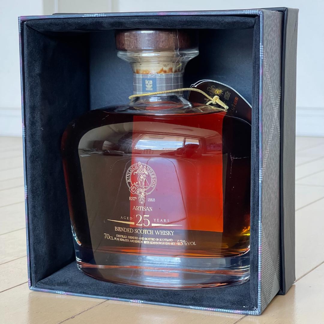 ARTISAN/アルチザン 25年　ブレンデッドウィスキー化粧箱付