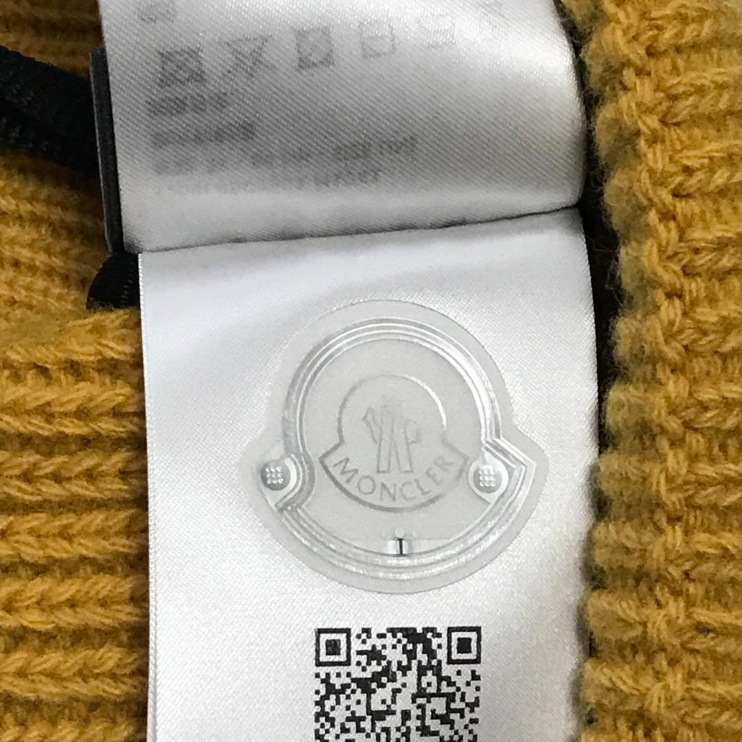 イエロー　MONCLER PALM ANGELS　ニットキャップ　モンクレール