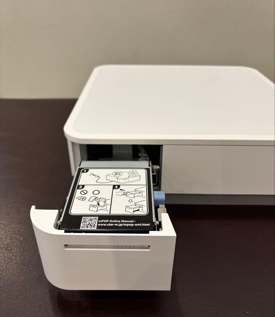 【美品】Square レジレシートプリンターー体型 エアレジ スマレジ対応