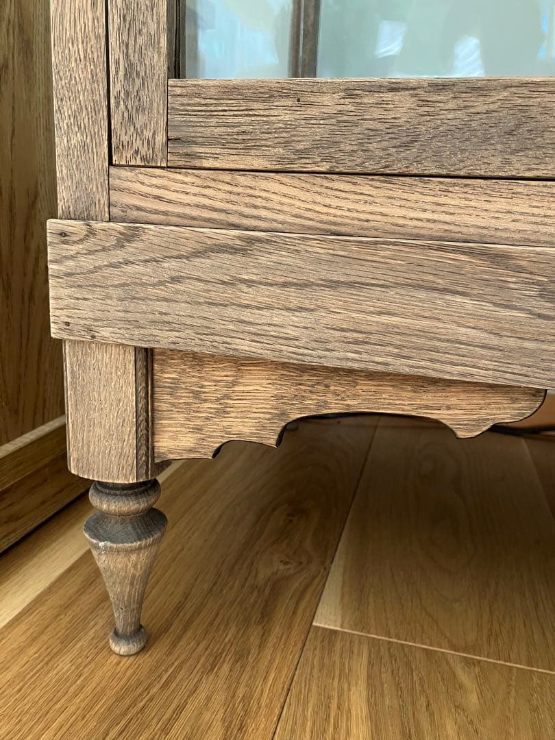 【タロスケ】icca イッカ ガラス ショーケース キャビネット