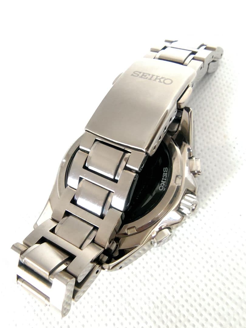 【電波ソーラー、美品】セイコー　ブライツ　ワールドタイム　チタン