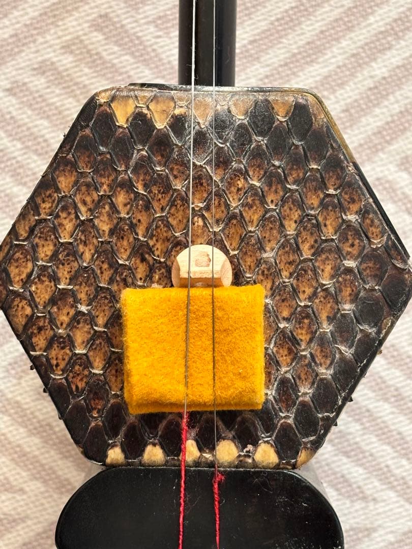 二胡（黒檀）　弓・駒