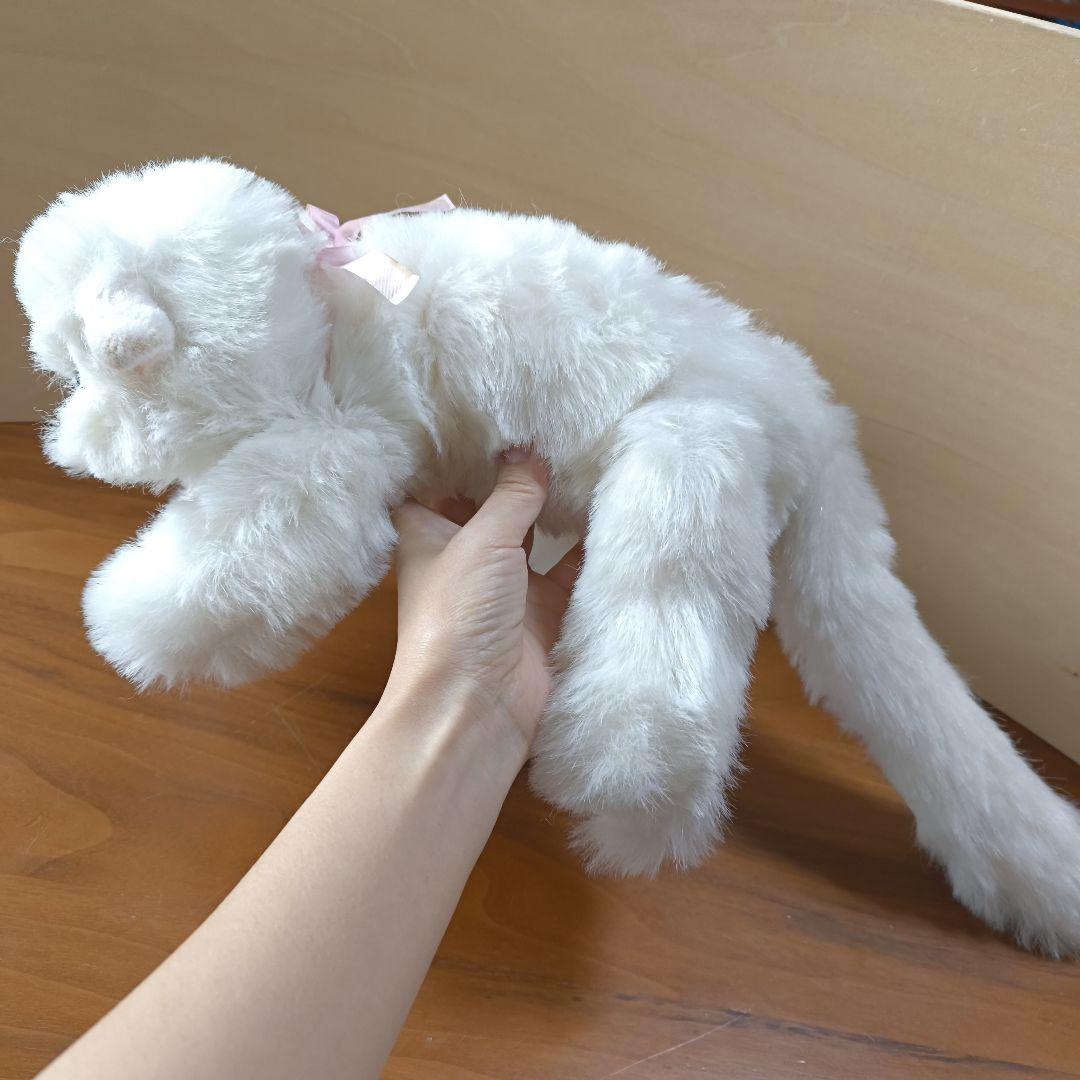 昭和レトロ　奥村玩具　おくむらのシールペット　ペルシャ猫　くたくた　ぬいぐるみ