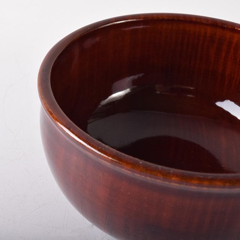 茶道具　栄春造　溜塗　老松蒔絵　茶器　龍村美術織物謹製仕覆付　共箱　V　7529