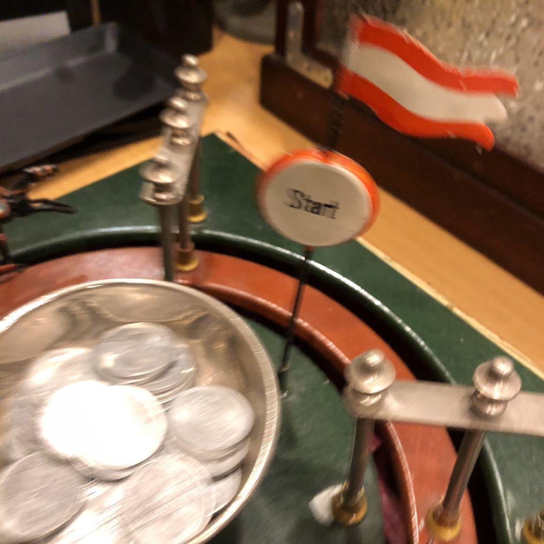 アンティーク　ドイツ製　卓上競馬ゲーム機