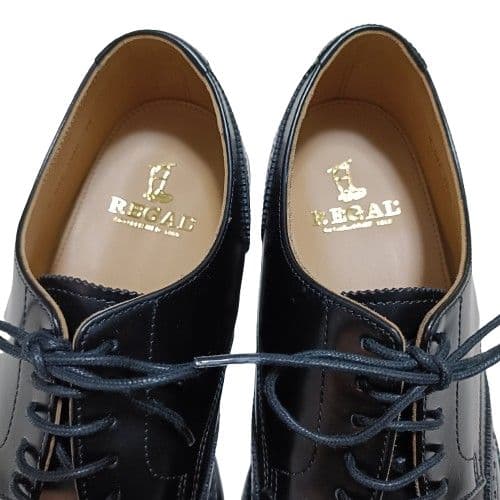 【新品未使用】リーガル ウィングチップ メダリオン 外羽根 ブラック 26EEE