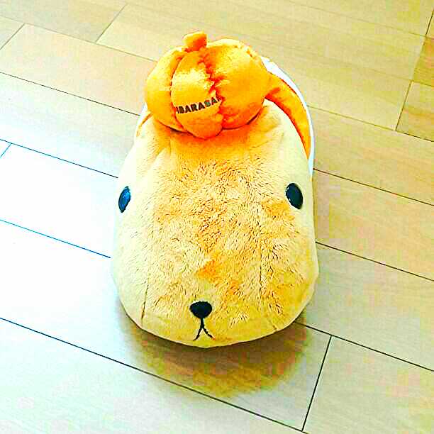 カピバラのぬいぐるみ　もふもふです(^o^)