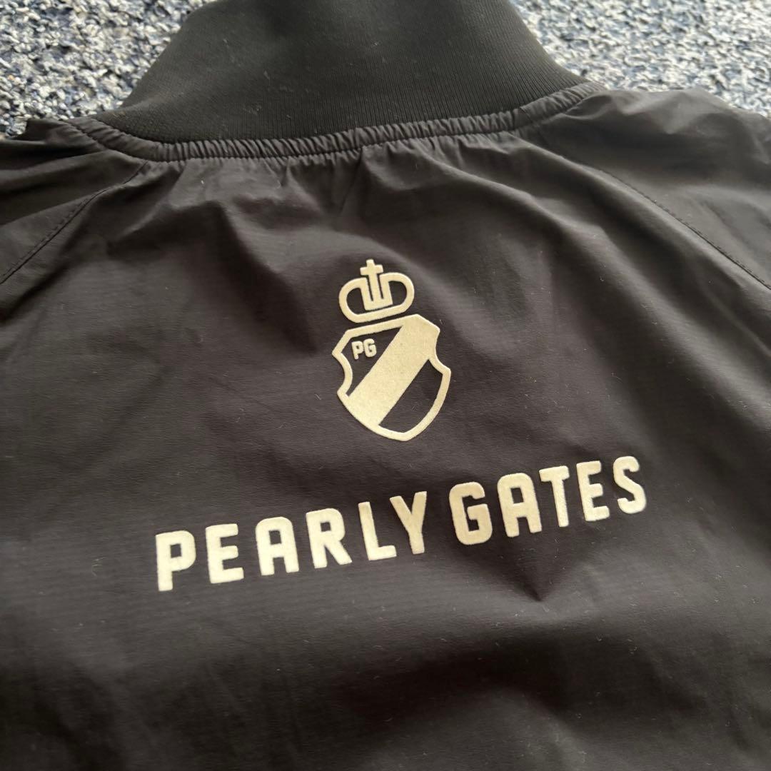 パーリーゲイツ　蓄熱　ブルゾン　ジャケット　アウター　ゴルフウェア　ブラック　0