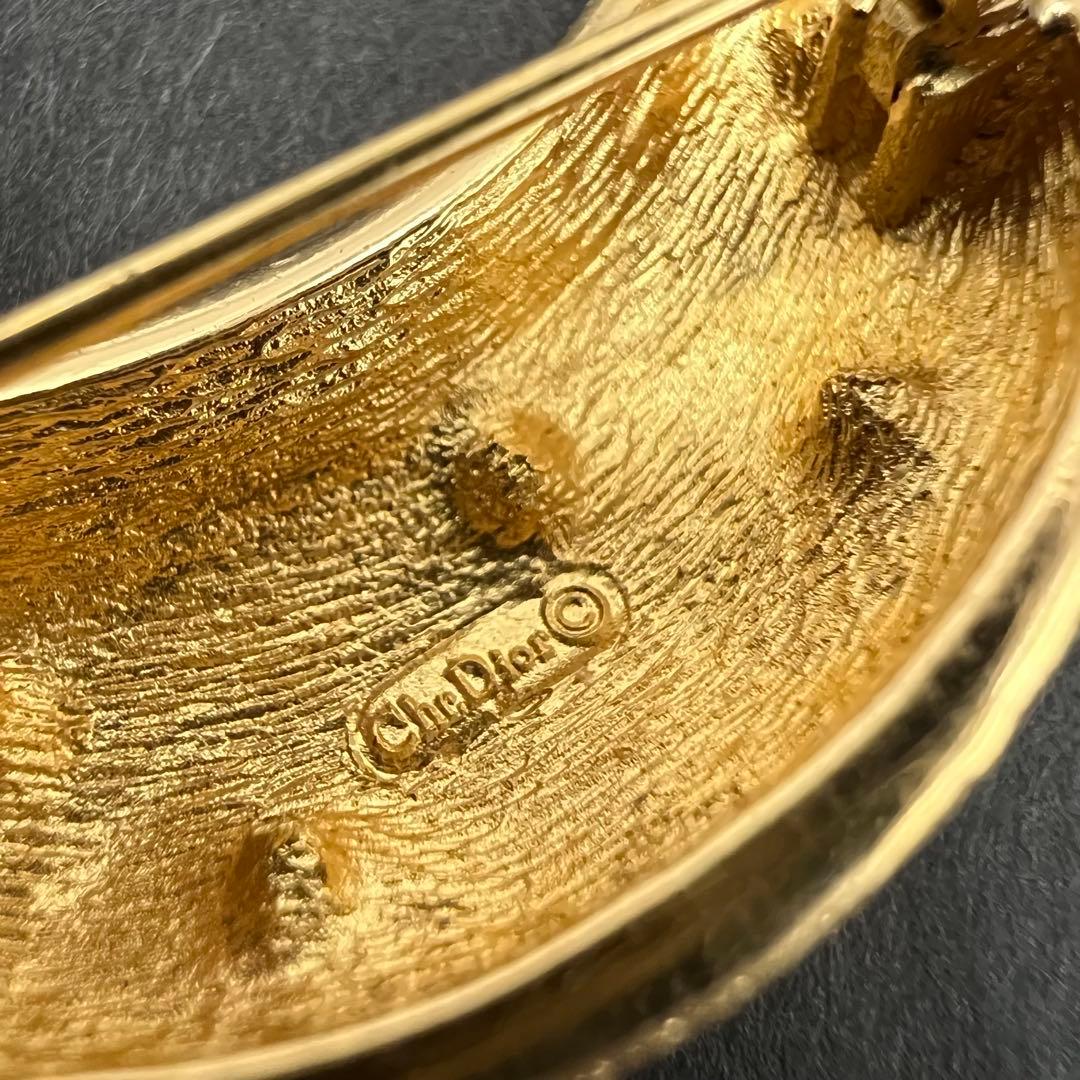 Dior ブローチ 月 MOON ビンテージ アンティーク old ゴールド