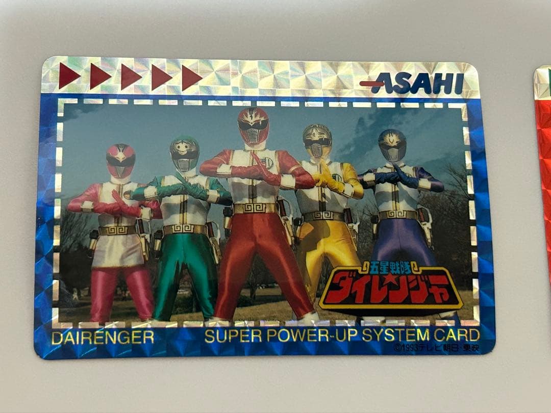 ASAHI ドラゴンボールZ ダイレンジャー カード 2枚