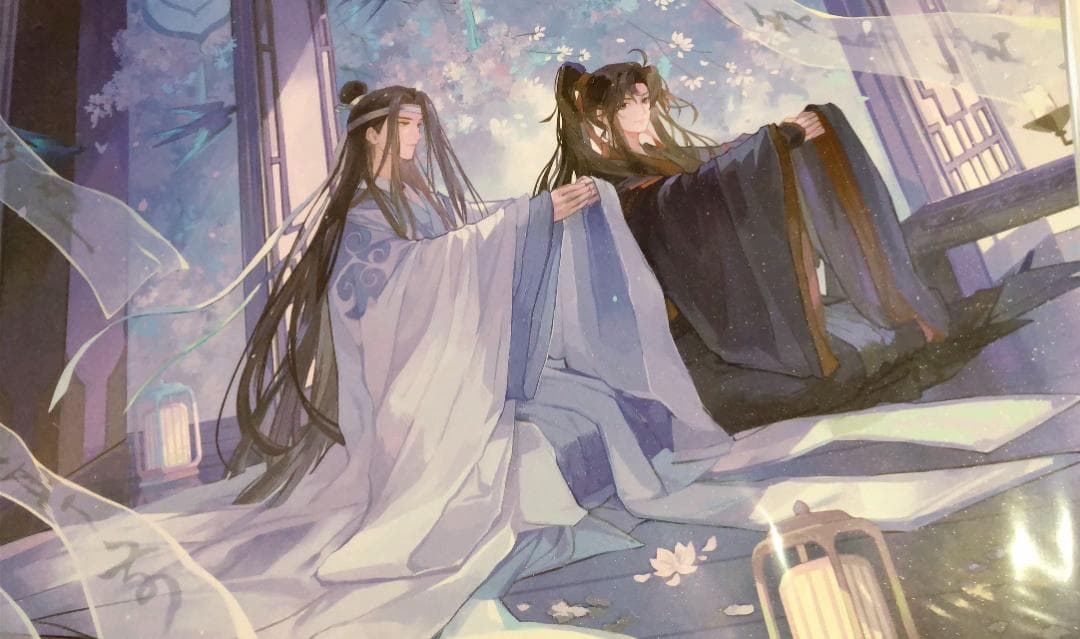 魔道祖師　カフェ　魏無羨　藍忘機　特典　ランチョンマット　全種コンプ　ポスター