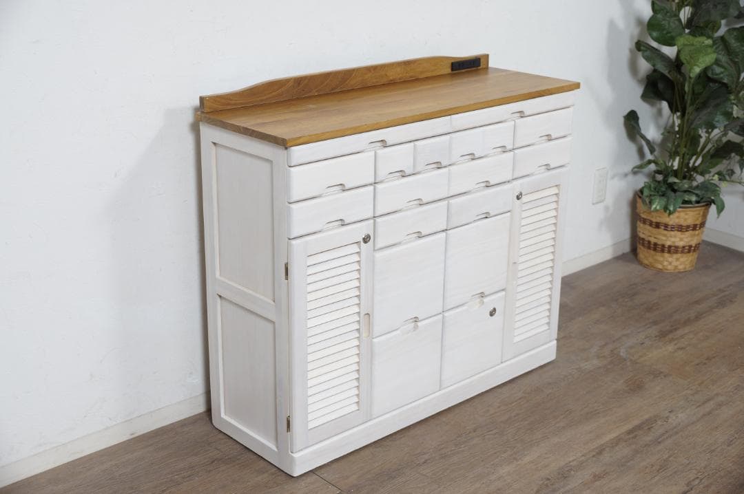 FAX台　引き出しいっぱいチェスト　電話台 収納