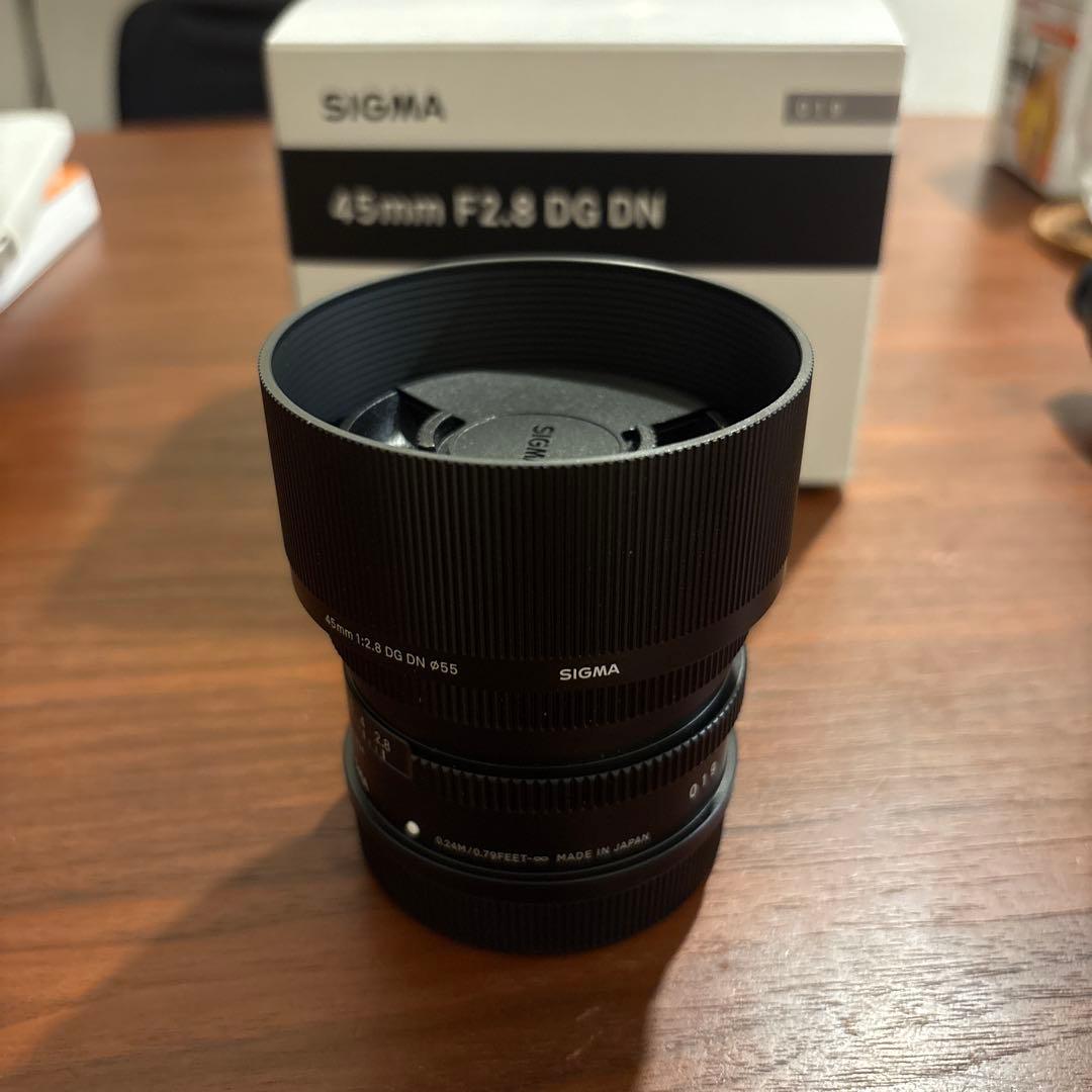 【箱付き完品】SIGMA 45mm F2.8 DG DN Lマウント