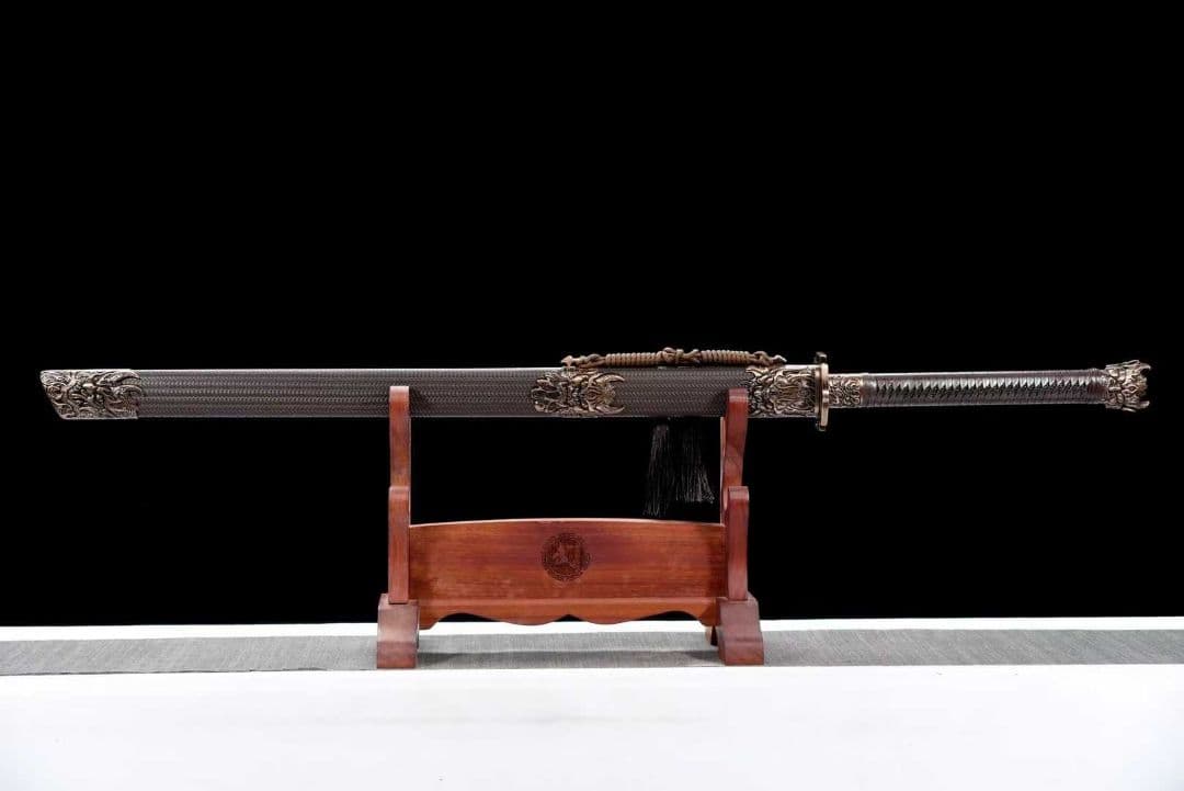 【魔刀を飲む】武具 刀装具 日本刀　模造刀 居合刀 武士道 鑑賞用 美術刀