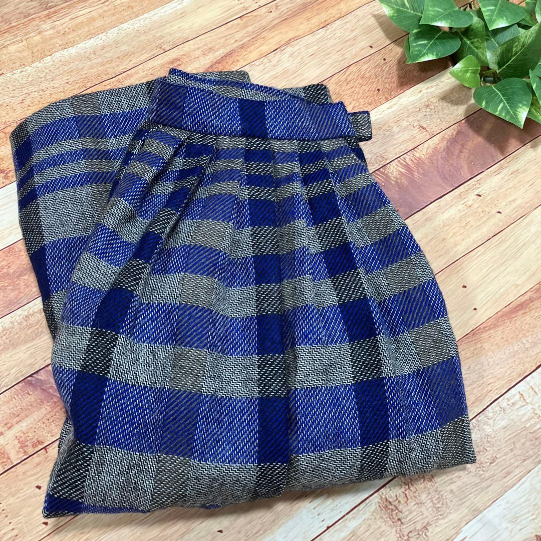 Christian Dior ウール ヴィンテージ プレタポルテ チェック柄 S