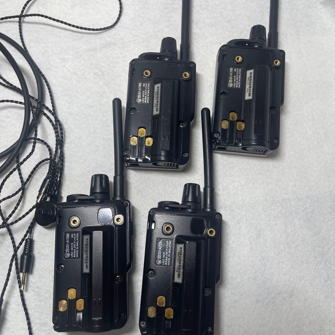 KENWOOD UBZ-M31 トランシーバー 2台セット イヤホン付き